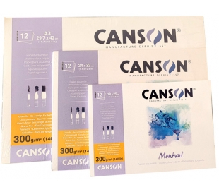 Canson Art Book, Montval Watercolor Paper