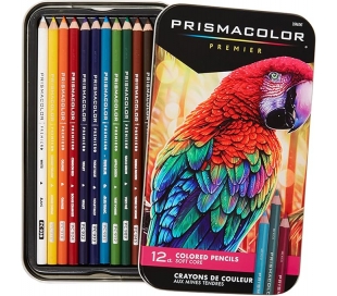 עפרונות ציור פריזמה 12 יחידות PRISMACOLOR